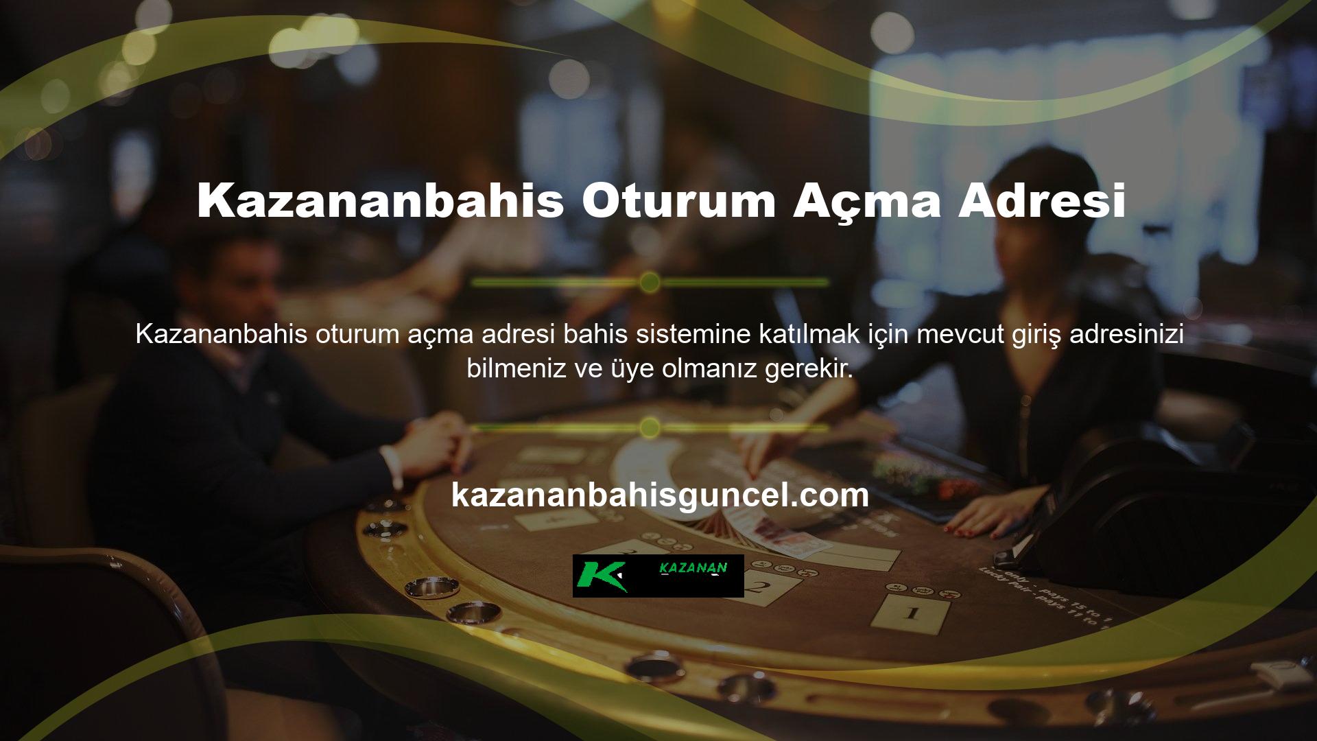 Kazananbahis giriş, mevcut oturum açma adresi Kazananbahis